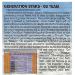 Generation Stars - Novi List